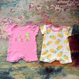 Rene Rofe Lemon Romper Set